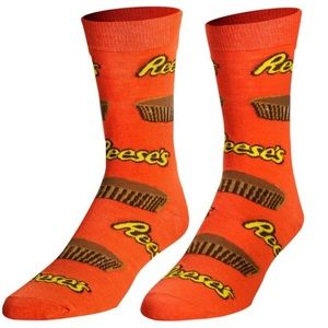 Crazy Socks Reese's Cups Men Crew Size 6-12